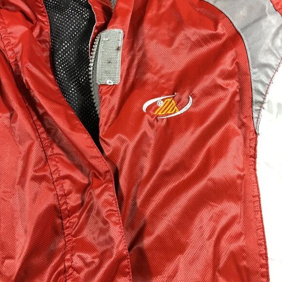 HydrO Vent by Polaris red and gray windbreaker jacket small - Picture 5 of 7